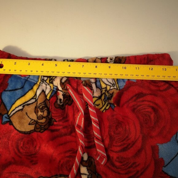Disney Youth's Size Medium Red w/ Multi Colors Beauty & the Beast Sleep Pants - Picture 3 of 9